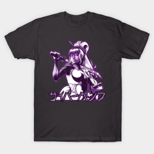 Cyberpunk X Japan: Ronin Girl (var.3) T-Shirt